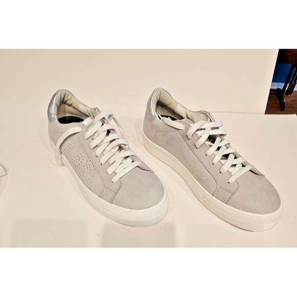 NEW P448 Thea Gray Suede Sneaker Made in Italy EU 43 (US 12) - Picture 4 of 6